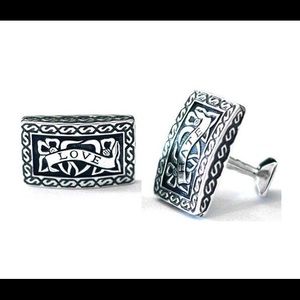 Stephen Webster Love Hate Cufflinks 92.5 Silver